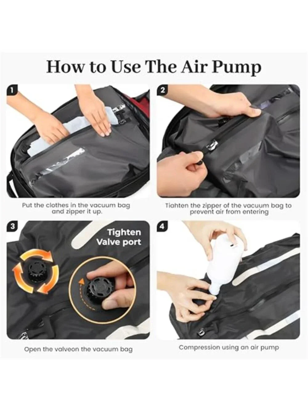 Vacuum Compression Travel Backpack Carry On Laptop Backpack Airline Personal